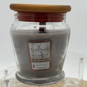 Timber Wick Natural Candle Wood Wick Neroll & Cashmere Scent Crackling 9.25 oz